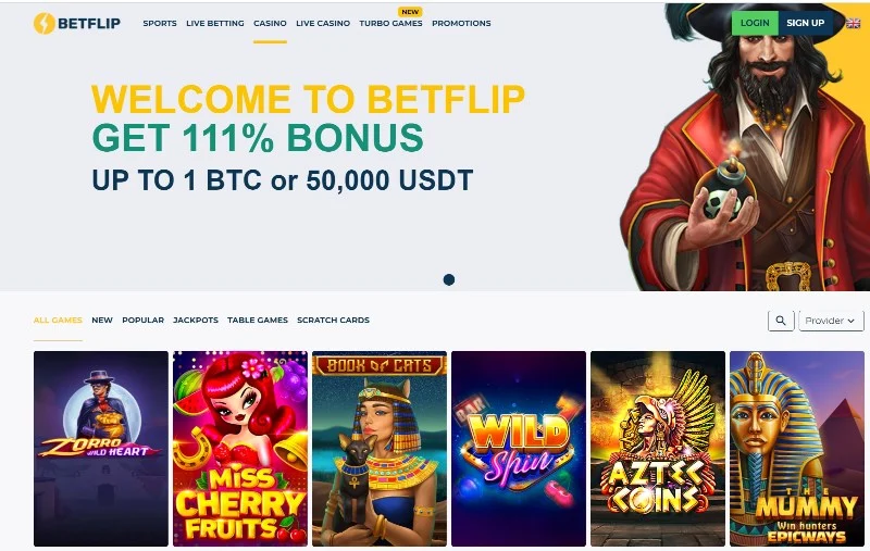 BetFlip Casino overview – A top-rated online casino for Thailand players with fast crypto withdrawals and bonuses.