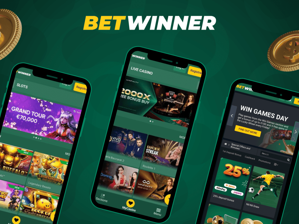 Play BetWinner Casino slots on mobile with the BetWinner app, available for iOS and Android in Thailand.